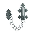 thumbnail image 3 of Renovators Supply Door Chain Lock 5 in Black Wrought Iron Chain Door Latch w/Screws, 3 of 9