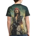 thumbnail image 2 of Youth Pirates Of The Caribbean T-Shirt 3d Printed Crewneck Graphic Short Sleeve Tees For Boys Girls, 2 of 7