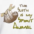 thumbnail image 3 of CafePress - The Sloth Is My Spirit Animal Men's Hooded Sweatsh - Pullover Hoodie, Hooded Sweatshirt, 3 of 4