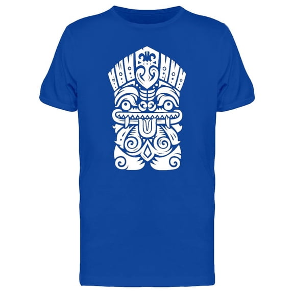 Hawaiian Tiki God Statue T-Shirt Men -Image by Shutterstock, Male XX-Large