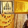 thumbnail image 5 of Guirnaldas De Luces Led Usb De 3m X 3m, Cortina De Luces De Hadas Usb De 300 Leds Con 8 Modelos De Luz Para Decoración De Fiestas, Decoración De Dormitorios, Iluminación Interior, 5 of 5