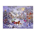 thumbnail image 2 of Cuadros Decorativos Carruaje de nieve de Navidad 5D diamante DIY pintura Craft Kit decoración del hogar Tmvgtek embutido en tela, 2 of 5