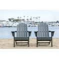 thumbnail image 1 of LuXeo LUX-1519-GRY2 Marina Adirondack Chair, 2-Pack, Gray, 1 of 5
