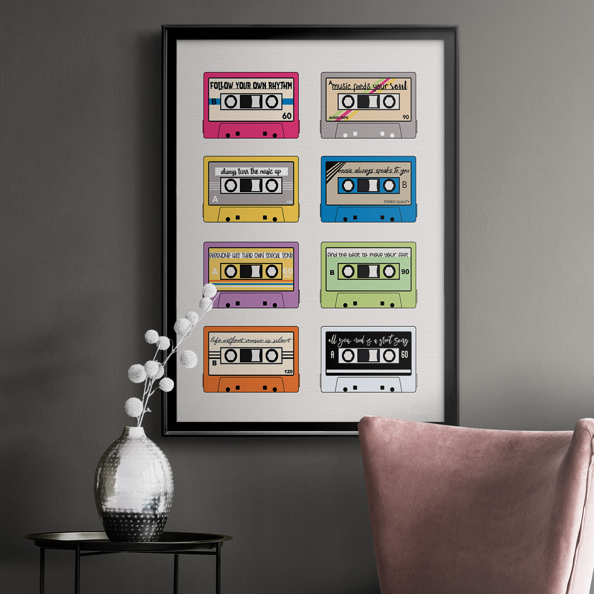 Musical Inspiration Premium Framed Print - Ready to Hang