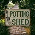 thumbnail image 2 of Potting Shed Vintage Look Garden Chic 8 x 12 Matte Finish Metal 108120020045, 2 of 8