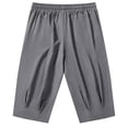 thumbnail image 7 of Plus Size Men's Running & Training Shorts with Elastic Waist Pockets, Stretchy Quick Dry Lightweight Athletic Shorts, Casual Daily Gym Workout, Summer Essentials | JASKFLY,Gray 3XL, 7 of 7