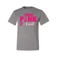thumbnail image 2 of I Wear Pink for My Aunt Survivor Awareness Men's Graphic T-Shirt, Heather Grey, 2XL, 2 of 3