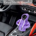 thumbnail image 3 of Car Gear Shift Hoodie, Universal Gear Shift Knob Cover, Hoodie For Car Shifter, Automotive Manual Interior Cute Gadgets, Car Interior Accessories, Car Shifter Stick Protector Decoration-Purple, 3 of 6