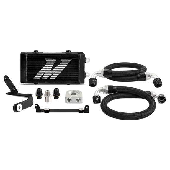 Mishimoto Oil Cooler Kit, Non-Thermostatic Black Cooler
