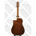 thumbnail image 6 of Oscar Schmidt 12 String Acoustic/Electric Guitar, Free Strap, Sunburst OD312CETS-NS1, 6 of 6