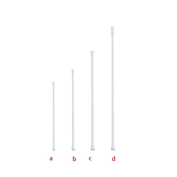 wolftale Window Curtain Pole Spring Loaded Telescopic Curtain Rail High Carbon Steel Net Rod, 25