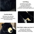 thumbnail image 4 of Djungelskog Bear Plush Toy - Soft and Cuddly (31.5 inches, Black) - Perfect for Kids and Adults, 4 of 7