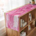 thumbnail image 6 of Table Runners 90 Inches Long Dress Scarves, Pink Marble Farmhouse Coffee/Dining/Kitchen Table Runner for Living Room, Modern Ombre Abstract Fluid Aesthetic Art 13x90 Inch, 6 of 9