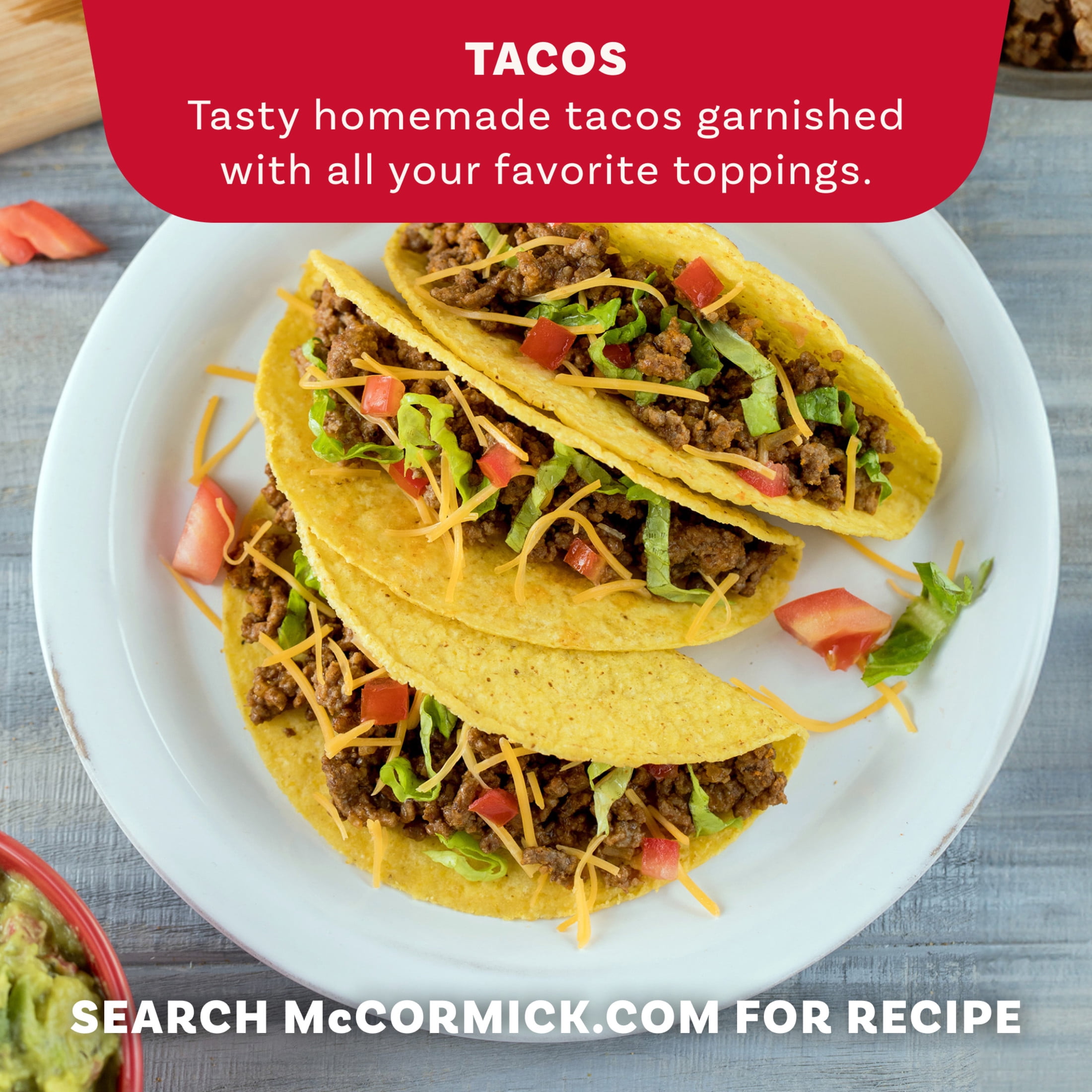 (3 pack) McCormick Organics Gluten Free Taco Seasoning Mix, 1.0 oz Packet
