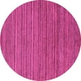 thumbnail image 1 of Ahgly Company Indoor Round Abstract Pink Modern Area Rugs, 8' Round, 1 of 4