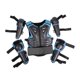 thumbnail image 2 of Traje protector infantil para motociclistas, rodilleras y coderas para ciclismo, patinaje y actividades al aire libre. Azul, 2 of 9