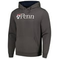 thumbnail image 2 of Men's Colosseum Charcoal Pennsylvania Quakers Arch and Logo Pullover Hoodie, 2 of 3