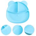 thumbnail image 2 of 1Pc Practical Silicone Plate Children Sucker Non-skid Divided Feeding Plate, 2 of 8