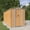 Light brown, variant on vidaXL Outdoor Galvanized Steel for Backyard Patio Storage Shed