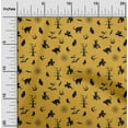 thumbnail image 2 of oneOone Viscose Jersey Gamboge Yellow Fabric Halloween Craft Projects Decor Fabric Printed By The Yard 60 Inch Wide, 2 of 4