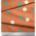 thumbnail image 3 of Soimoi Moss Georgette Fabric Geometric & Polka Dots Print Sewing Fabric Yard 42 Inch Wide, 3 of 3