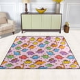 thumbnail image 5 of Ryvnso Cartoon Dinosaur Pink Area Rug Floor Mats Non-Slip Home Carpet 80 x 58 inch, 5 of 7