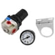 thumbnail image 2 of Regulador De Presión De Aire, Práctico Combo De Regulador De Filtro De Aire, Equipado Con Manómetro, Presión De Aire De Regulación G1/4 Para Tratamiento De Gas De Fuente De ANGGREK Otros, 2 of 8