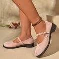 thumbnail image 2 of Mostsola Mary Jane Shoes Women Suede Dressy Comfortable Round Toe Slip on Ballet Flats Shoes, 2 of 6