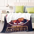 thumbnail image 4 of Cuentos del Imperio de Star Wars anti-pilling, suave, ligera, esponjosa y acogedora de lujo para hogar y cocina – Perfecta para niños y adultos,120X180cm, 4 of 6