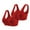 Red, variant on OSFVNOXV Lace Bralette for Women 2 Pack,Plus Size Front Closure Cotton T-Shirt Bra,Seamless Breathable Minimizer Bras for Big Busted Women Spring First Mothers Day Gift for New Mom ,S-4XL