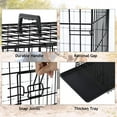 thumbnail image 3 of Dkelincs 48 inch Dog Cage Large XXL Dog Crates for Large Dogs Pet Animal Segregation Cage with Double-Door for Dog Training Indoor, 3 of 8