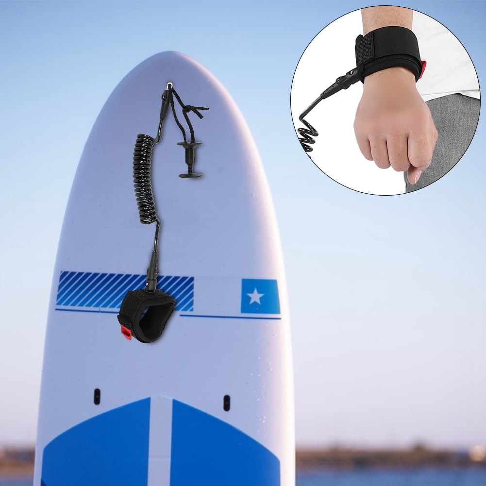 Details about  / Bodyboard Coiled Wrist Leash Board Surfing Accessories 5.5MM//5ft Blue