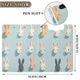 thumbnail image 3 of FORMRS A4 Clipboard Folder with Pen Holder Horizontal Foldable School Office Binder, Green Cute Rabbits, 3 of 9