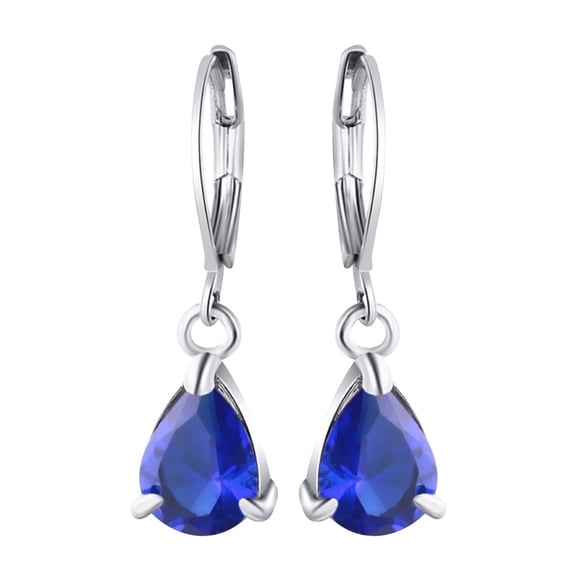 ZZkhGO Boucles d'Oreilles Goutte d'Eau Diamant, Bijoux de Mode Colorés pour Femmes, Boucles d'Oreilles Cadeau pour Filles Dames
