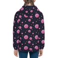 thumbnail image 6 of Rocae Pink Planets And Stars for Zip Up Hoodies for Teen Sweatshirt with Hood-Small, 6 of 6