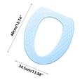 VBXOAE Toilet Seat Cushion 1 Piece EVA Warm Upholstery Soft Plush for