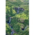 thumbnail image 2 of Engelbrecht, Jim 17x24 White Modern Wood Framed Museum Art Print Titled - Waterfalls in Waimea Canyon State Park-Kauai-Hawaii-USA, 2 of 4