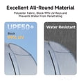 thumbnail image 5 of Hexagon Pop-Up Sun Shade Canopy with Ventilated Mesh Walls, UPF 50+ UV Protection, All-Season Outdoor Shelter for Camping, Beach, Events, and Parties, Lightweight & Portable, 5 of 13