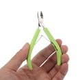 thumbnail image 2 of Unique Bargains 1 Set Cuticle Nail Clippers Toenail Clippers Green, 2 of 6