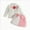 C-256-Pink, variant on NIEWTR Toddler Baby Fall Winter Clothes Little Boy Outfit Letter Long Sleeve Sweatshirts and Jogger Pants Set Pajamas & Dailywear Set Homewear Fall Winter Outfit（Pink，6-9 Months）