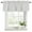 Sage Green, variant on Navy Blue Striped Curtain Valances for Windows, Kitchen Valance Window Treatments Panel 2 Pack, Navy Blue White Farmhouse Stripes Rod Pocket Short Curtains for Bathroom Bedroom 60 x 18 Inch