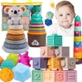 thumbnail image 1 of Set de Juguetes Sensoriales Montessori para Bebés de 6 a 12 Meses, 1 of 6