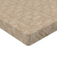 thumbnail image 4 of Ambesonne Coastal Fitted Sheet, Summer Seashells Pattern, Twin XL Size, Tan and White, 4 of 5