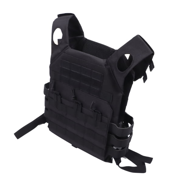 Chaleco con peso, negro para deportes al aire libre, chaleco con peso para entrenamiento al aire libre, chaleco con peso para deportes al aire libre, resistente y resistente Jadeshay A