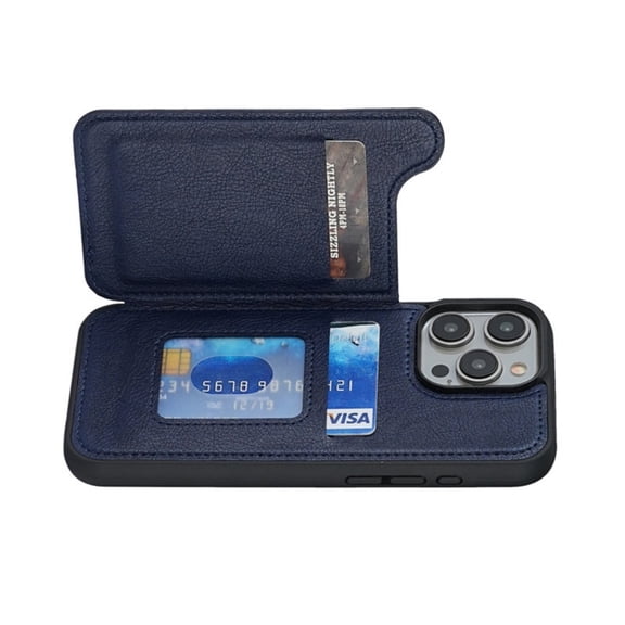 Magnetic Closures Wallet Phone Cover with Card Holder PU1eatherfor Phone 16