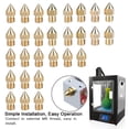 thumbnail image 2 of 30PCS Kit de boquillas para impresora 3D Extrusora de filamentos de 1,75 mm Accesorio para impresora con cabezal de impresión, 2 of 8