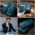 thumbnail image 5 of Allytechgroup for Samsung Galaxy S25 Wallet Case, Magnetic Detachable PU Leather Folio with Card Slots & Cash Pocket Rugged TPU Shockproof Cover Wireless Charging Support for Women Men, Green, 5 of 13