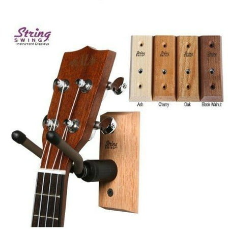 String Swing Cc01uk Ukulele Mandolin Hardwood Wall Hanger For Home Studio Cherry Finish