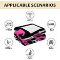thumbnail image 6 of Personalized Basketball Blanket with Name - Soft, Fuzzy & Warm - 60x50 Inches Throw Size Blanket for Bed, Couch - Black Sports Throw Blanket Gifts for Kids, Adults, 6 of 6