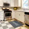 thumbnail image 4 of Ottomanson Machine Washable Non-Slip Rubberback Sweet Home 2x3 Indoor Area Rug, 2' x 3', Gray, 4 of 8